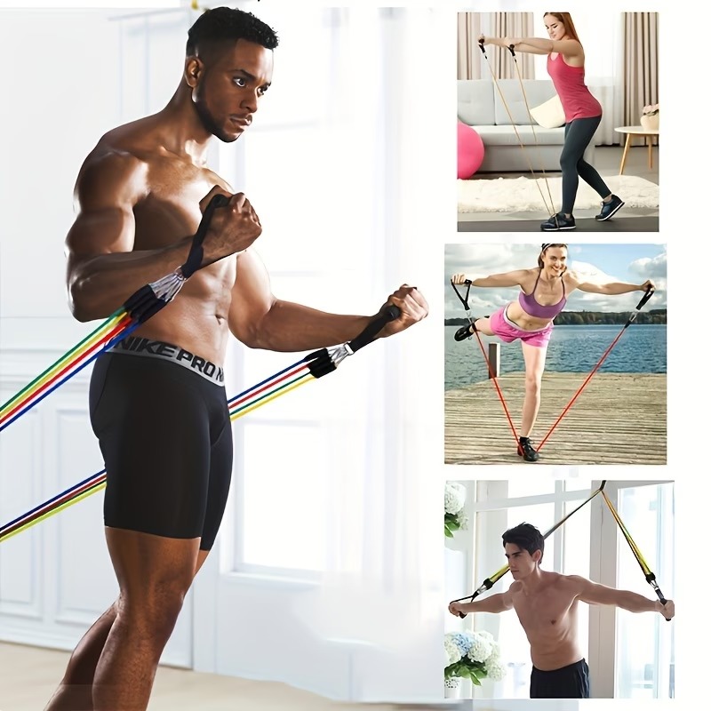 Resistance Band Set with Door  - Pilates Ankle Strap recension och pris