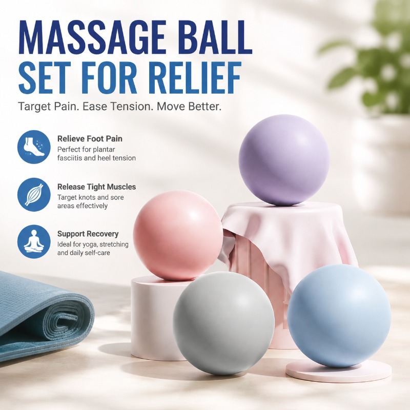 Silicone Fitness Fascia Ball S - Pilates Yoga Ball recension och pris