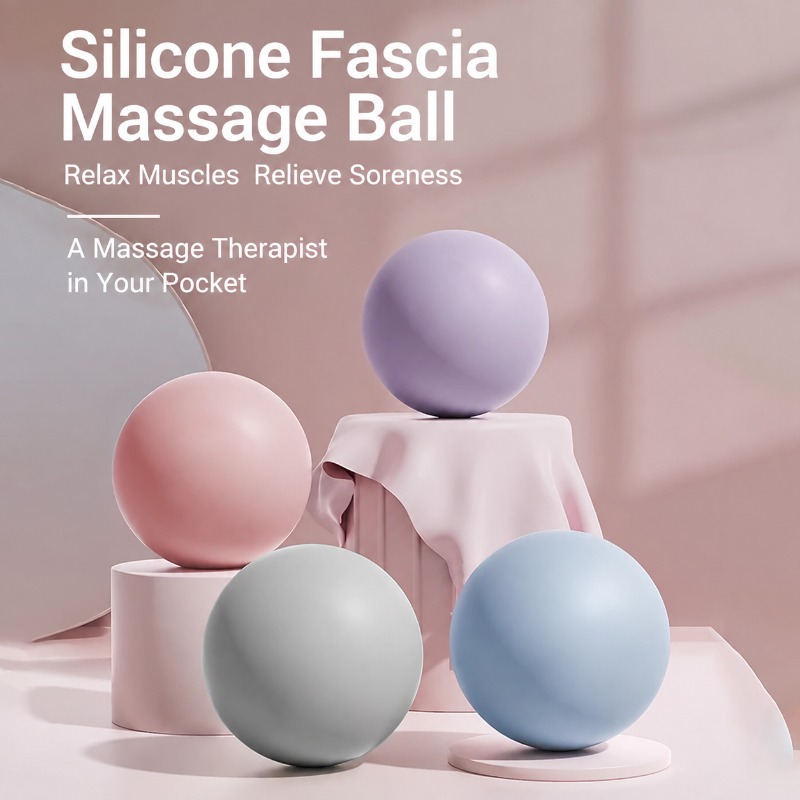Silicone Fitness Fascia Ball S - Pilates Yoga Ball recension och pris