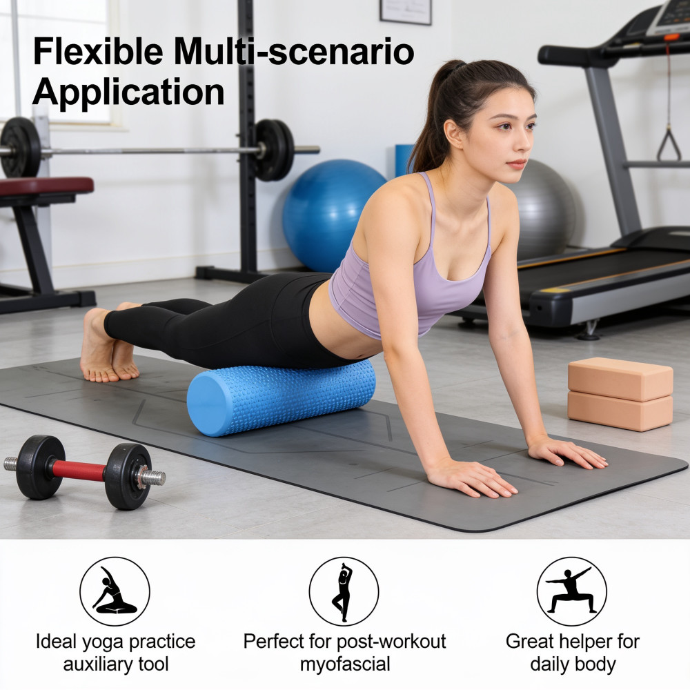 Yoga Roller Round EVA Foam Cyl - Home Pilates Yoga recension och pris