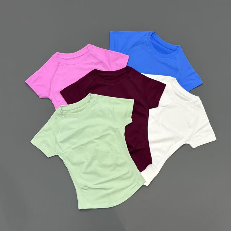 Short Sleeve Seamless Yoga Top - Pilates Yoga Top recension och pris