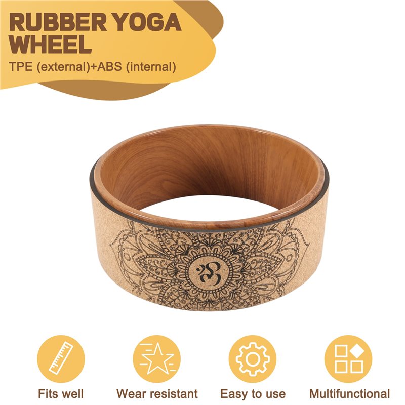 A65G-Cork Yoga Wheel For Yoga  - Yoga Wheel Dharma recension och pris