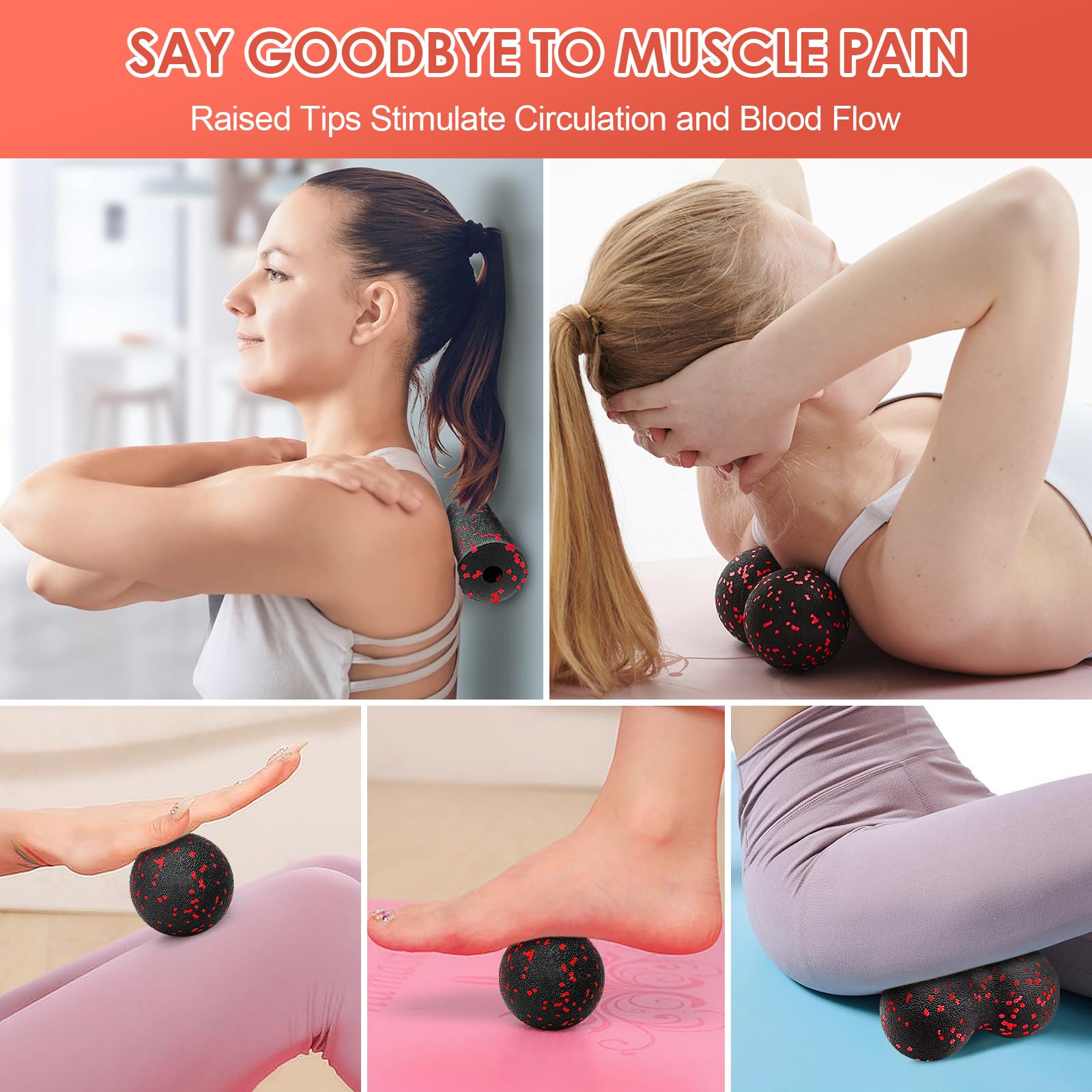 Hollow Yoga Roller Massage Pea - Pilates Yoga Ball recension och pris