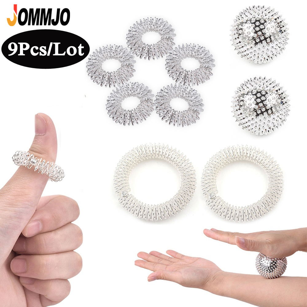 9Pcs/Lot Men Women Pressure Re - Pilates Yoga Ball recension och pris