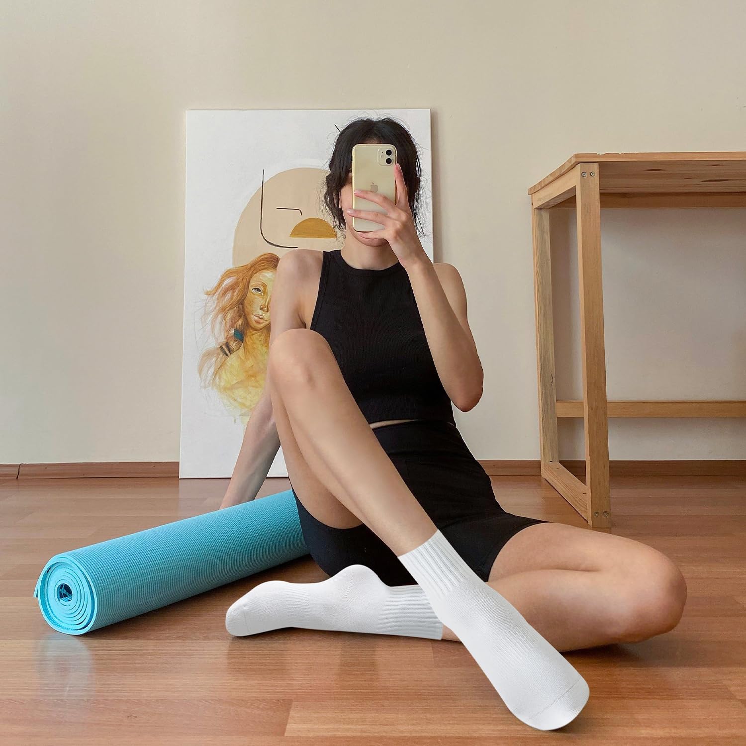 4-6 pairs of women's yoga sock - Medias Para Pilates Y Yoga recension och pris