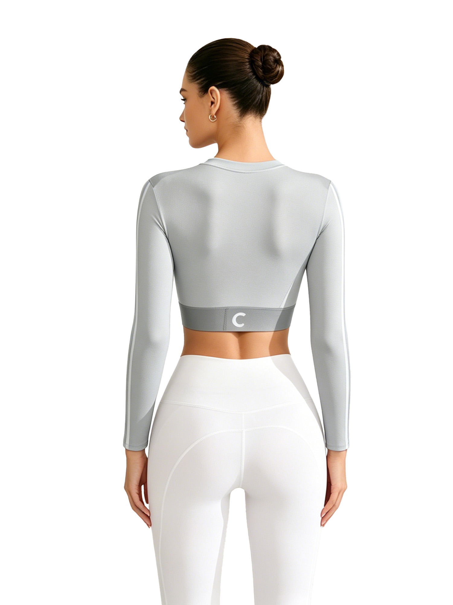Women's Yoga Crop Top Sleeve L - Pilates Yoga Top recension och pris