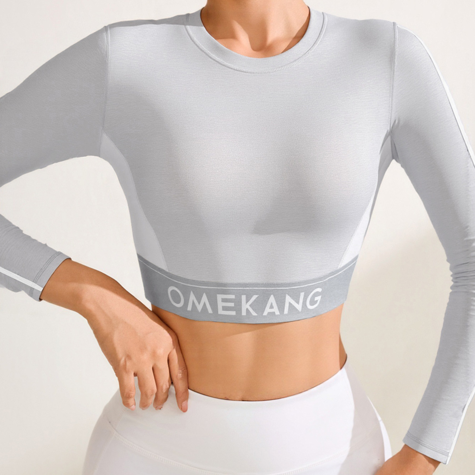 Women's Yoga Crop Top Sleeve L - Pilates Yoga Top recension och pris