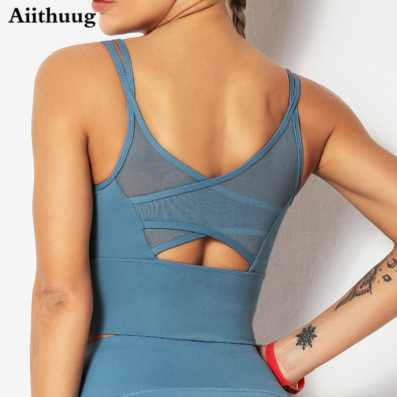 Aiithuug Yoga Bras Fitness Shi - Pilates Yoga Top recension och pris