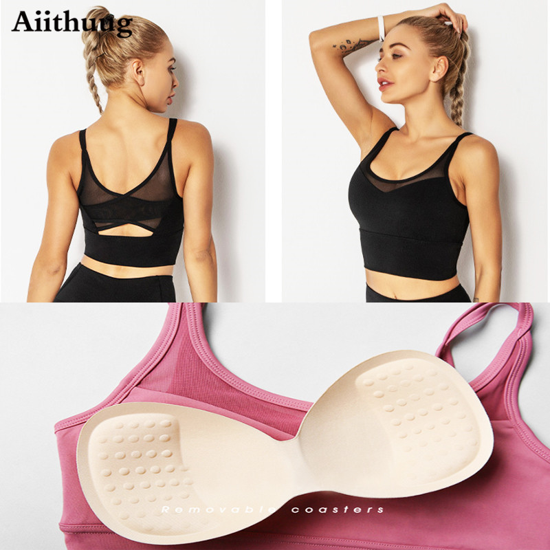 Aiithuug Yoga Bras Fitness Shi - Pilates Yoga Top recension och pris