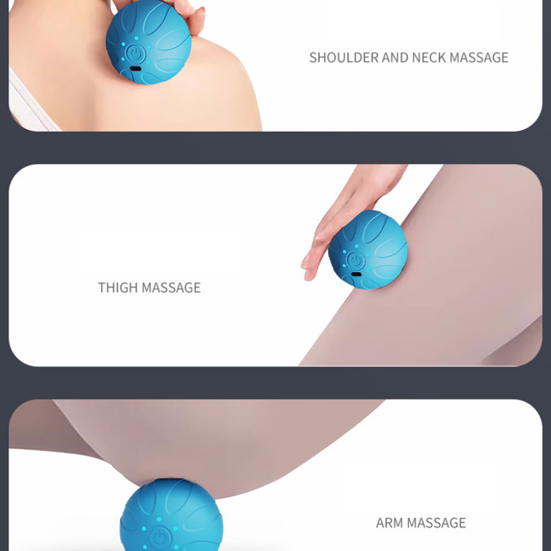 New Vibrating Massage Ball Han - Pilates Yoga Ball recension och pris
