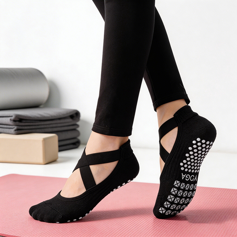 Women Non-Slip Yoga Socks Sili - Fitness Yoga Pilates recension och pris