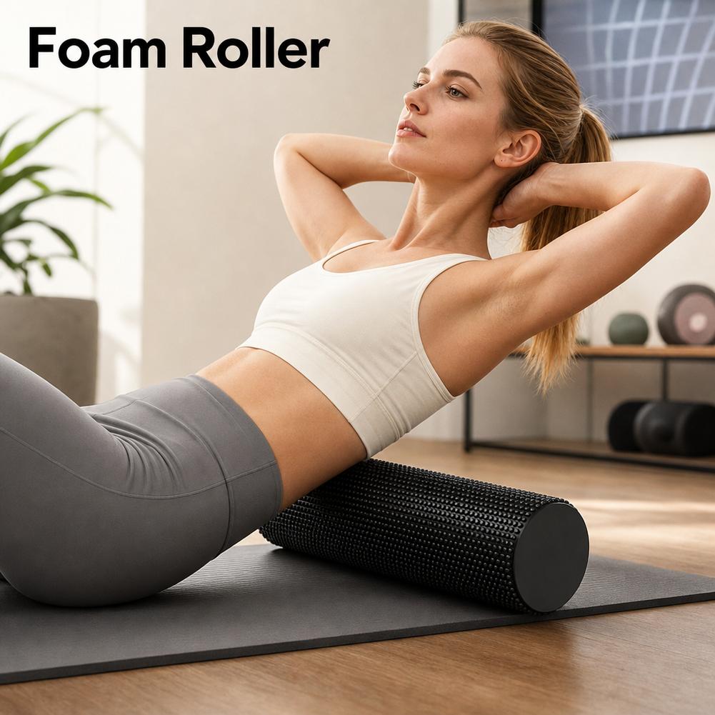 EVA Yoga Foam Roller High Dens - Pilates Yoga Ball recension och pris