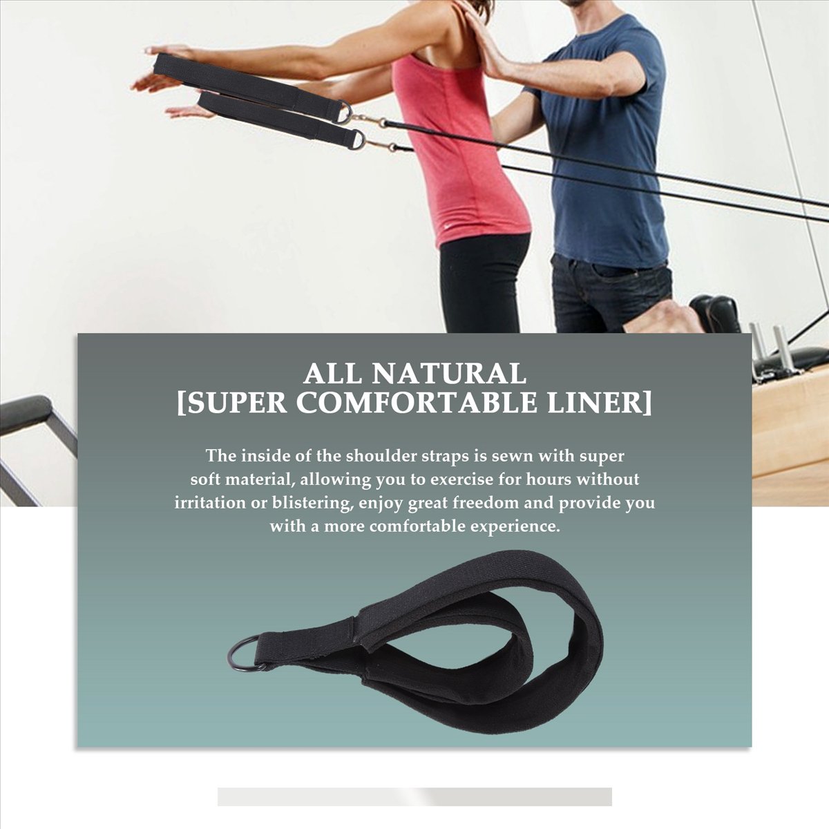【STOCK】2PCS Pilates Double Loo - Pilates Ankle Strap recension och pris
