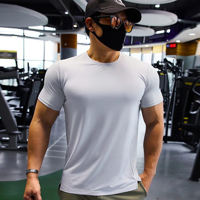 Men Sports T-shirt Dry Fit Sho - Pilates Yoga Top recension och pris