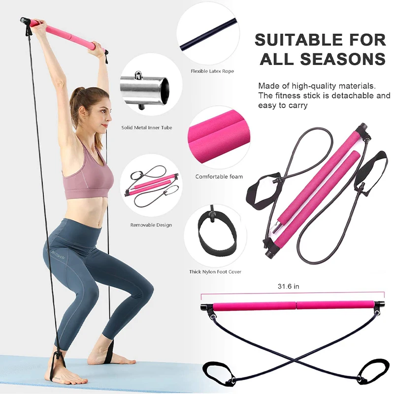 Fitness Bar Yoga Chest Expansi - Pilates And Yoga Combined recension och pris